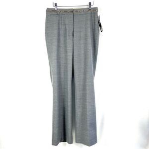 NWT Peter Nygard Beaded Waist Size 8 Slacks Trousers Pants Wool
